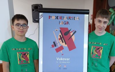 Filip Jerković i Nikola Musulin uspješno predstavljali Dubrovačko-neretvansku županiju na Državnoj razini modelarske lige 2024./2025. u Vukovaru