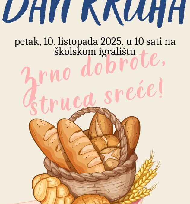 Dan kruha – najava
