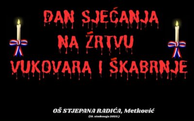 Obilježavanje Dana sjećanja na žrtve Vukovara i Škabrnje u GKS-u Metković