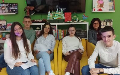 Učenici naše škole predstavili knjigu dr. T. Bilban „50 apstraktnih izuma”