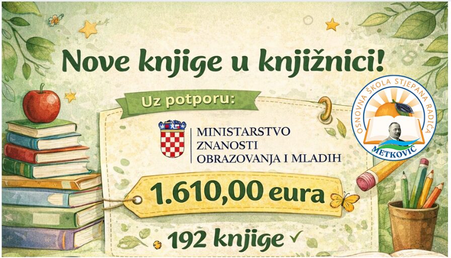 Nova lektirna građa obogatila školsku knjižnicu OŠ Stjepana Radića