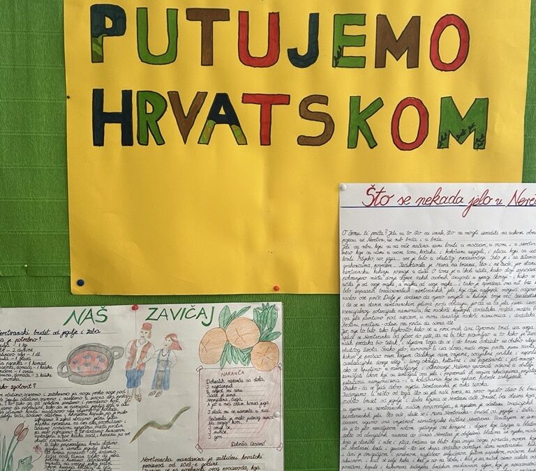 Učenici 4.e sigurno doputovali i do druge teme u sklopu projekta „Putujemo Hrvatskom“