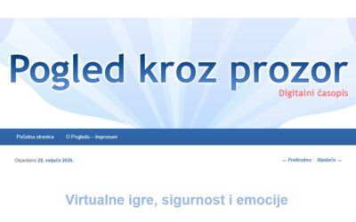 Rad Dajane Antunović objavljen u digitalnom časopisu za obrazovne stručnjake ‘Pogled kroz prozor’
