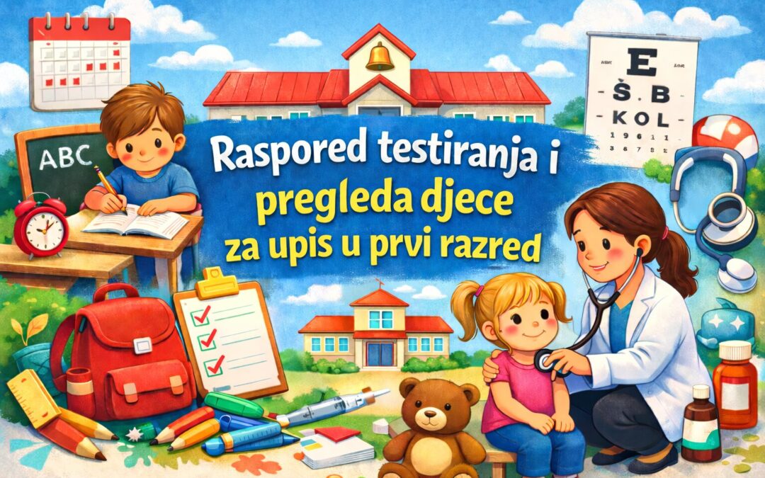 RASPORED TESTIRANJA I PREGLEDA PREDŠKOLACA