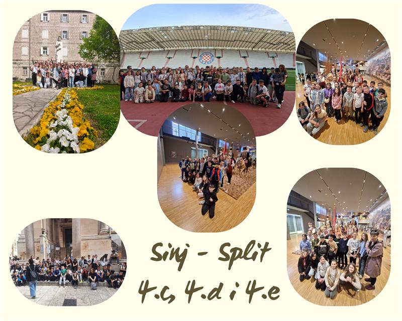 Izlet učenika četvrtih razreda OŠ Stjepana Radića u Sinj i Split