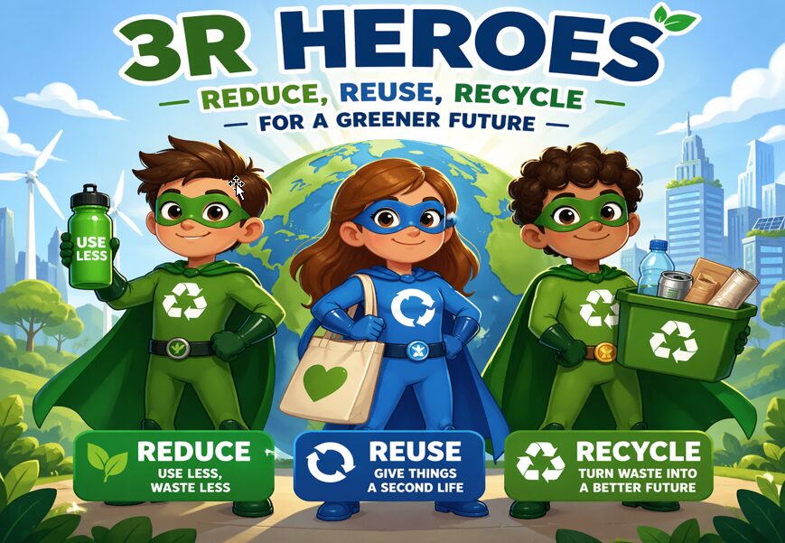 eTwinning projekt: 3R Heroes – Reduce, Reuse, Recycle for a Greener Future