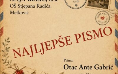 Najljepše pismo ocu Anti Gabriću napisala je Anja Kužić