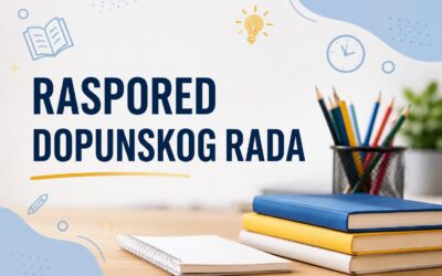 OBAVIJEST: Raspored dopunskog rada