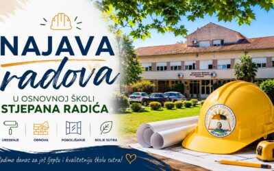 Najava radova uređenja i proširenja parkirališta Osnovne škole Stjepana Radića