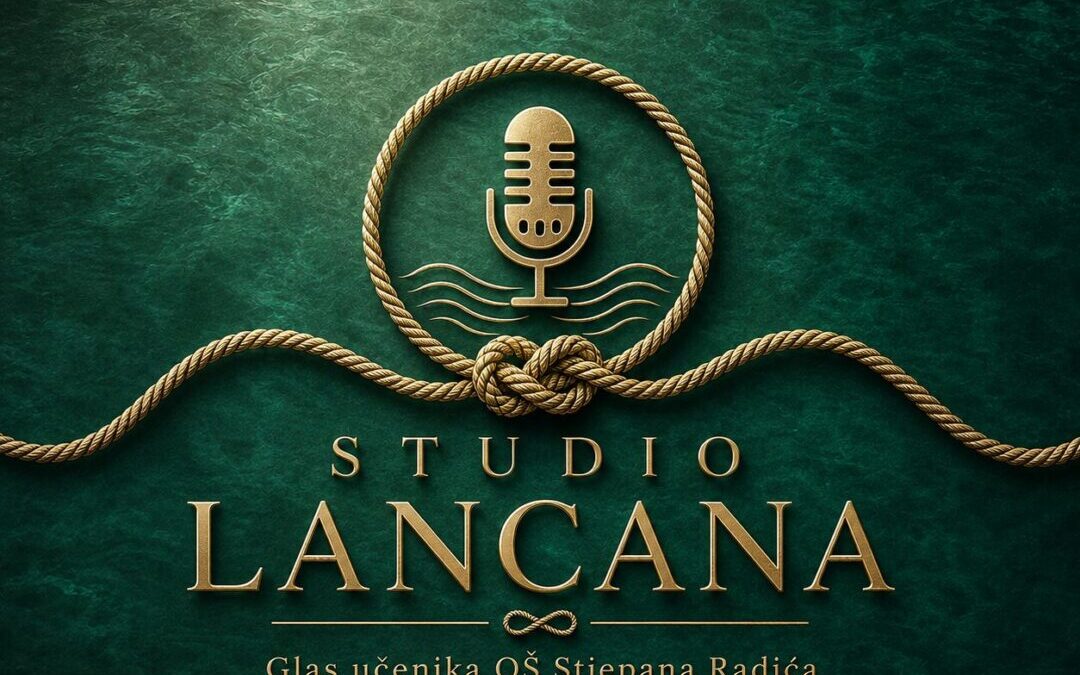 Vizualni identitet Studija LANCANA – Glas učenika OŠ Stjepana Radića u digitalnom dobu